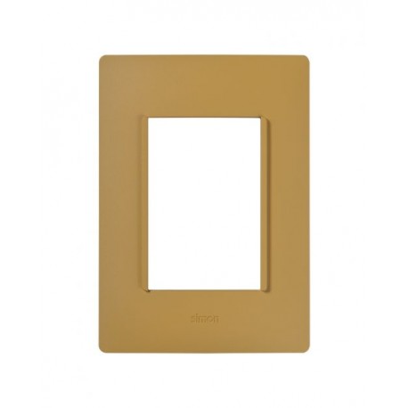 PLACA 3MODULOS S/CHASIS  – AMARILLO AMBAR S26 | Simon 26 | CODIGO 2600613-062
