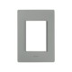 PLACA 3MODULOS S/CHASIS  – GRIS PLOMO S26 | Simon 26 | CODIGO 2600613-035