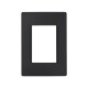 PLACA 3MODULOS S/CHASIS  – NEGRO AZABACHE S26 | Simon 26 | CODIGO 2600613-071