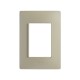 PLACA 3MODULOS S/CHASIS  – ORO BLANCO S26 | Simon 26 | CODIGO 2600613-034