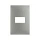 PLACA ALUMINIO MATE DE 1 MODULO | Simon 25 | CODIGO 25611-63