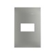 PLACA ALUMINIO MATE DE 1 MODULO | Simon 25 | CODIGO 25611-63