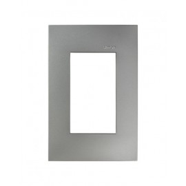 PLACA ALUMINIO MATE DE 3 MODULOS | Simon 25 | CODIGO 25613-63
