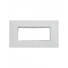 PLACA BLANCA DE 4 MODULOS SIMON | Simon 25 | CODIGO 25614-30