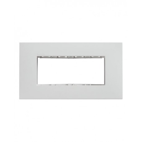 PLACA BLANCA DE 4 MODULOS SIMON | Simon 25 | CODIGO 25614-30