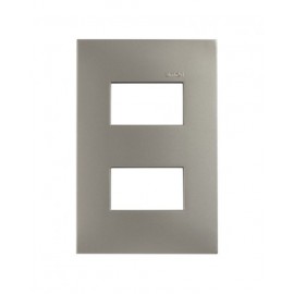 PLACA CAVA MATE DE 2 MODULOS | Simon 25 | CODIGO 25612-64