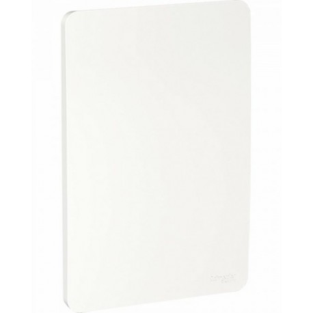 Placa ciega. Blanco