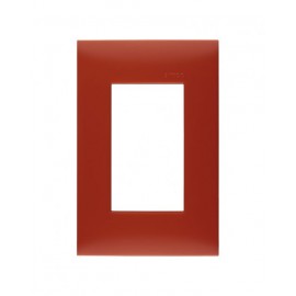 PLACA DE 3 MODULOS NARANJA  SIMON | Simon 25 | CODIGO 25613-59