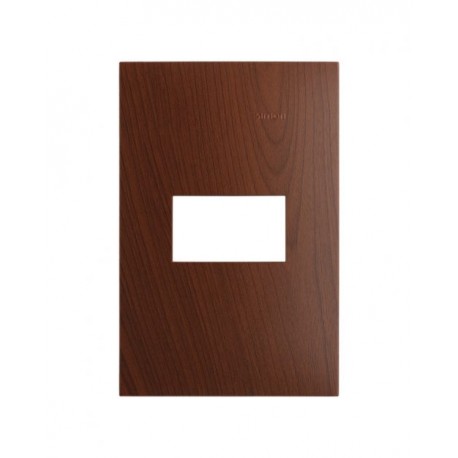 PLACA MADERA MERBAU 1 MODULO  SIMON | Simon 25 | CODIGO 25611-77