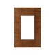 PLACA MADERA ROBLE 3 MODULO  SIMON | Simon 25 | CODIGO 25613-76