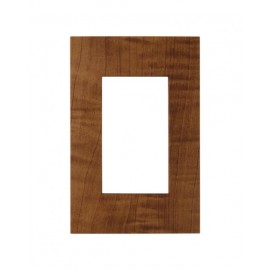 PLACA MADERA ROBLE 3 MODULO  SIMON | Simon 25 | CODIGO 25613-76