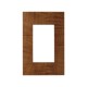 PLACA MADERA ROBLE 3 MODULO  SIMON | Simon 25 | CODIGO 25613-76