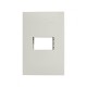 PLACA MARFIL DE 1 MODULO  SIMON | Simon 25 | CODIGO 25611-31
