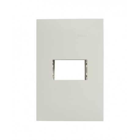 PLACA MARFIL DE 1 MODULO  SIMON | Simon 25 | CODIGO 25611-31