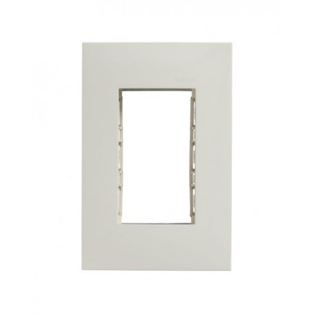 PLACA MARFIL DE 3 MODULOS SIMON | Simon 25 | CODIGO 25613-31