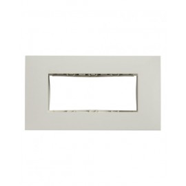 PLACA MARFIL DE 4 MODULOS  SIMON | Simon 25 | CODIGO 25614-31