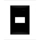 PLACA NEGRO EBANO DE 1 MODULO | Simon 25 | CODIGO 25611-69