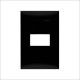 PLACA NEGRO EBANO DE 1 MODULO | Simon 25 | CODIGO 25611-69