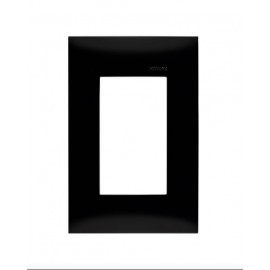 PLACA NEGRO EBANO DE 3 MODULOS | Simon 25 | CODIGO 25613-69