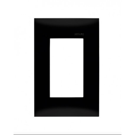 PLACA NEGRO EBANO DE 3 MODULOS | Simon 25 | CODIGO 25613-69