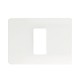 PLACA STYLO 1 MODULO BLANCO ALPINO STYLO