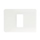 PLACA STYLO 1 MODULO BLANCO ALPINO STYLO