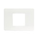 PLACA STYLO 2 MODULOS BLANCO ALPINO STYLO