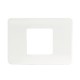 PLACA STYLO 2 MODULOS BLANCO ALPINO STYLO
