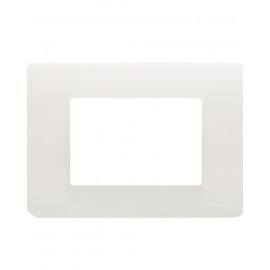 PLACA STYLO 3 MODULOS BLANCO ALPINO STYLO