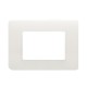 PLACA STYLO 3 MODULOS BLANCO ALPINO STYLO