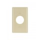 PLACA TERMO PLASTICA PARA RECEPTACULO SENCILLO MARFIL | ARROW HART