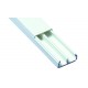 CANAL EN PVC DE 20X10X2500MMTIPO TMK BLANCO C/DIVISION