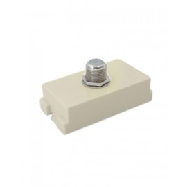 TOMA COAXIAL 75 OHMNS MARFIL | ROYER 100