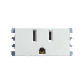 TOMA CORRIENTE 2P MAS T BLANCO S26 | Simon 26 | CODIGO 2600422-030