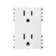TOMA CORRIENTE DUPLEX 2P MAS T BLANCO S26 | Simon 26 | CODIGO 2600424-030