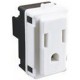 Toma de corriente 2P+T 127~ 15 A. Blanco