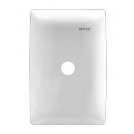 PLACA SALIDA DE CABLES BLANCO | ROYER 100