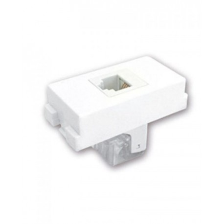 TOMA TELEFONICA RJ11 BLANCO | ROYER 100