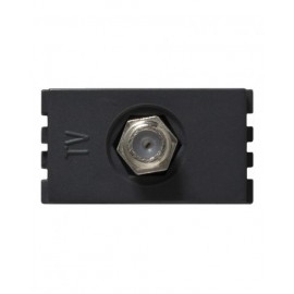 TOMA TV COAXIAL GRAFITO | Simon 25 | CODIGO 25476-38
