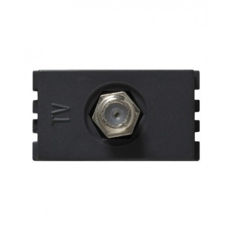 TOMA TV COAXIAL GRAFITO | Simon 25 | CODIGO 25476-38