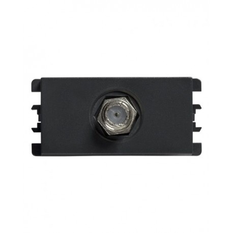 TOMA TV COAXIAL TIPO F GRAFITO S26 | Simon 26 | CODIGO 2600476-038