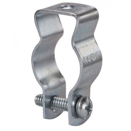 CLIP TIPO O 1 1/2 PARA CONDUIT EMT O IMC PARA VARILLA ROSCADA DE 1/4 Y 3/8 DE ACERO ELECTROGALVANIZA
