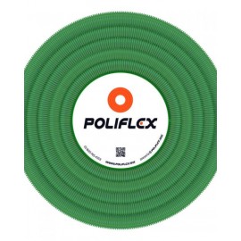 Poliflex verde de 3/4″ con guía plástica rollo con 50 m