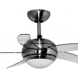 VENTILADOR DECORATIVO 48″ ACABADO SATINADO, 5 ASPAS DE ACRILICO, INCLUYE CONTROL REMOTO | MASTERFAN