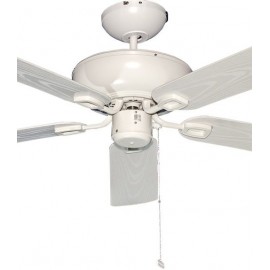 VENTILADOR DECORATIVO 52″ P/EXTERIOR, S/LUZ 5 ASPAS DE ABS, 3 VELOCIDADES, 110/127 V, ACABADO BLANCO | MASTERFAN