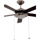 VENTILADOR DECORATIVO CON LUZ AHORRADORA, ACABADO SATINADO CHOCOLATE | MASTERFAN