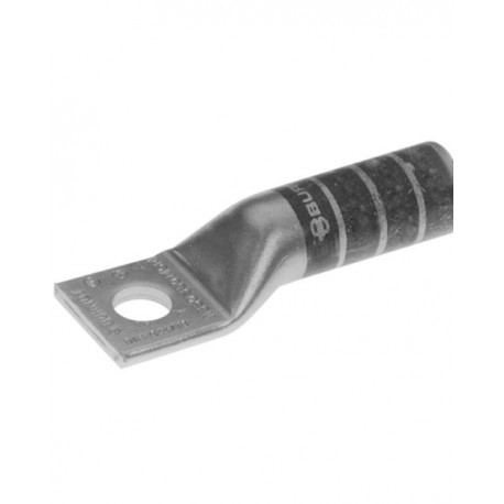 Zapata Terminal De Cobre Cal. Del Con. 6 Awg Tor. De 1/4 Mca. Burndy