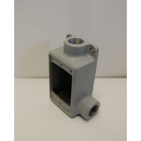 CONDULET SERIE RECTANGULAR TIPO  FSR  DE 19MM. ( 3/4 ), MCA. CHD.